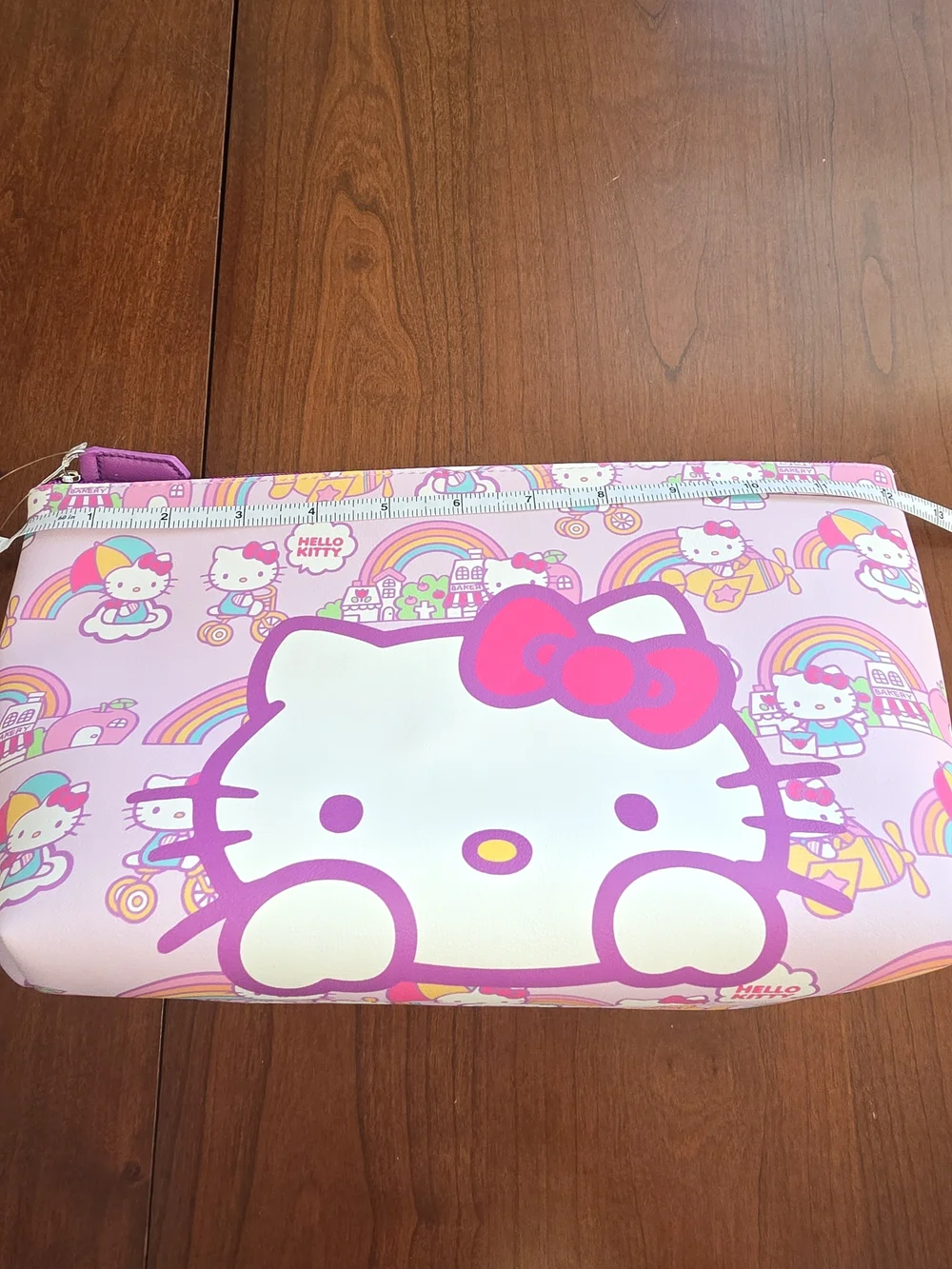 Hello Kitty Pink 💕 Rainbow Makeup Bag, Brand New with Tags
